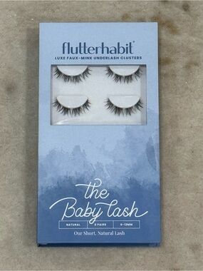 Flutterhabit The Baby Lash Faux-Mink Underlash Clusters